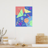 Memphis Nr. 5 Poster (Küche)