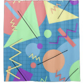 Memphis Nr. 6 Duschvorhang (Vorderseite)