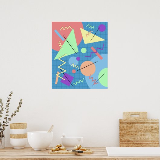 Memphis Nr. 6 Poster (Küche)