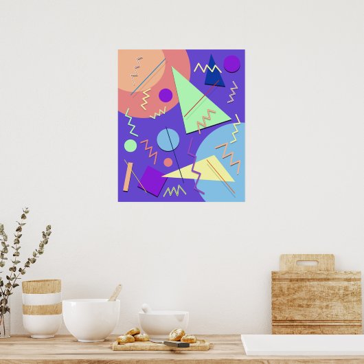 Memphis Nr. 7 Poster (Küche)