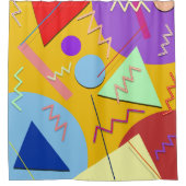 Memphis Nr. 8 Duschvorhang (Vorderseite)