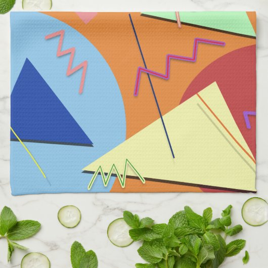 Memphis Nr. 8 Handtuch (Gefaltet)