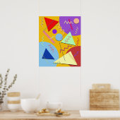 Memphis Nr. 8 Poster (Küche)