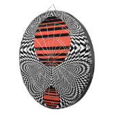 Memphis OpArt Dartscheibe (Vorderseite rechts)
