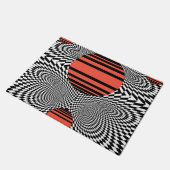 Memphis OpArt Fußmatte (Schrägansicht)