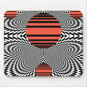Memphis OpArt Mousepad