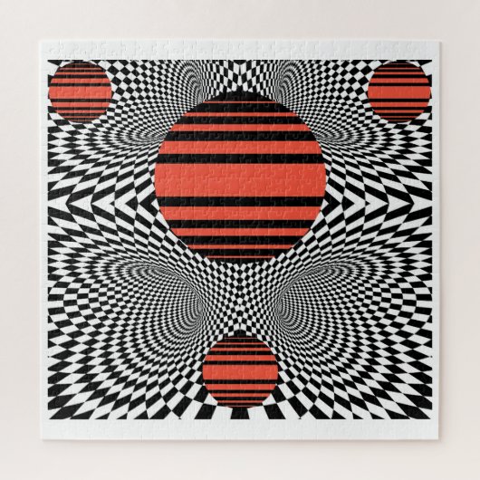 Memphis OpArt Puzzle (Vertikal)