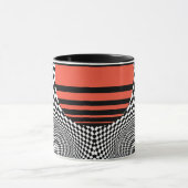 Memphis OpArt Tasse (Zentrum)