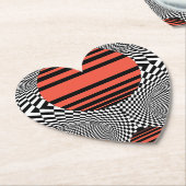 Memphis OpArt Untersetzer (angewinkelt)