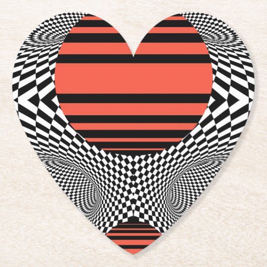 Memphis OpArt Untersetzer (Vorderseite)