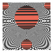 Memphis OpArt Würfel (Rechts)
