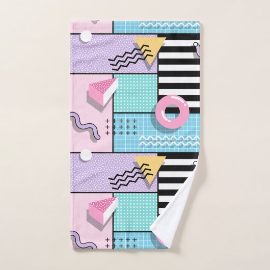 Memphis Party Badhandtuch Set (Handtuch)