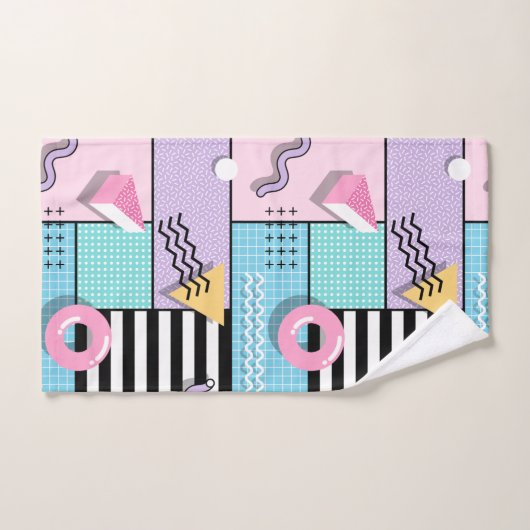 Memphis Party Badhandtuch Set (Handtuch)