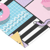 Memphis Party Großer Tischläufer (Ecke)