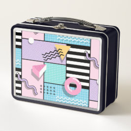 Memphis Party Metall Brotdose