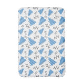 Memphis Pattern Badmatten Badematte (Vorderseite Vertikal)