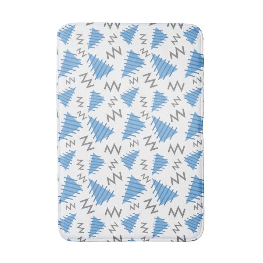 Memphis Pattern Badmatten Badematte (Vorderseite Vertikal)