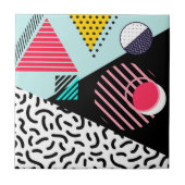 Memphis Pattern Fliese (Vorderseite)