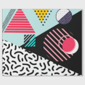 Memphis Pattern Geschenkpapier (Flach)