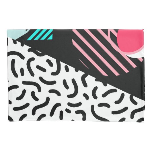 Memphis Pattern Kissenbezug (Vorderseite)
