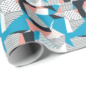 Memphis Pattern: Minimalistischer Abstrakter Trend Geschenkpapier (Rolleneckpunkt)