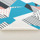 Memphis Pattern: Minimalistischer Abstrakter Trend Sherpadecke (3/4)