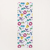 Memphis Pattern Yogamatte (Rückseite)