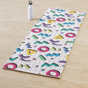 Memphis Pattern Yogamatte