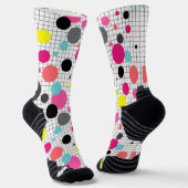 Memphis polka dockt Socken (Gewinkelt)