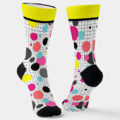 Memphis polka dockt Socken (Gewinkelt)
