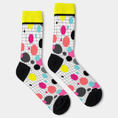 Memphis polka dockt Socken (Rechts)