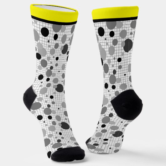 Memphis polka dockt Socken (Gewinkelt)