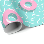Memphis Polka Hoops Geschenkpapier (Rolleneckpunkt)