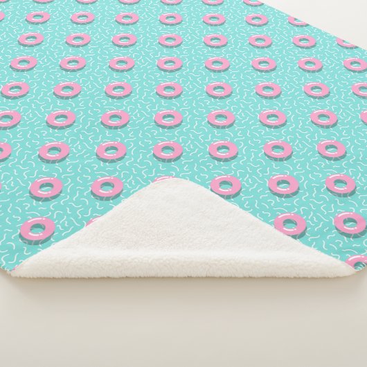 Memphis Polka Hoops Sherpadecke (3/4)