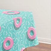 Memphis Polka Hoops Tischdecke (Beispiel)