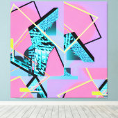 Memphis Pong Exchange Leinwanddruck (Insitu (Holzboden))