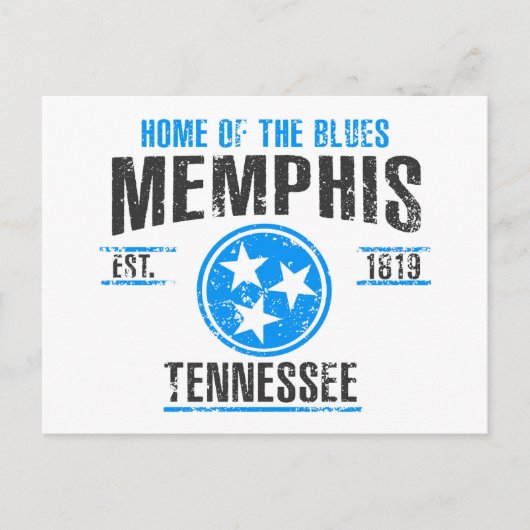 Memphis Postkarte (Vorderseite)