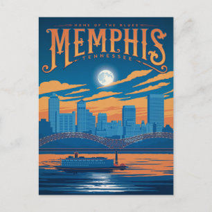 Memphis Postkarte