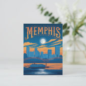 Memphis Postkarte (Stehend Vorderseite)