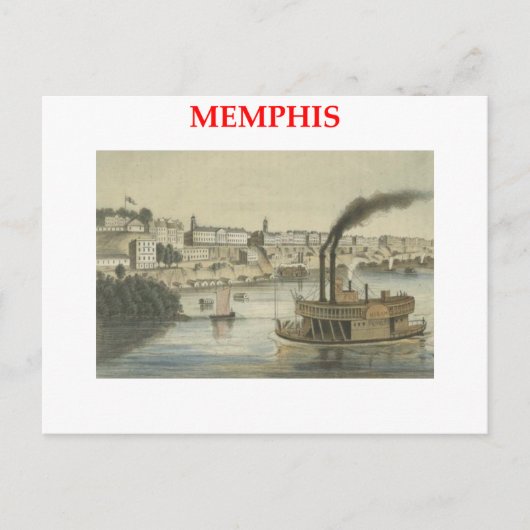 Memphis Postkarte (Vorderseite)
