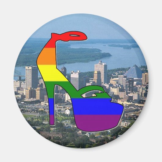 Memphis Pride Magnet (Vorne)
