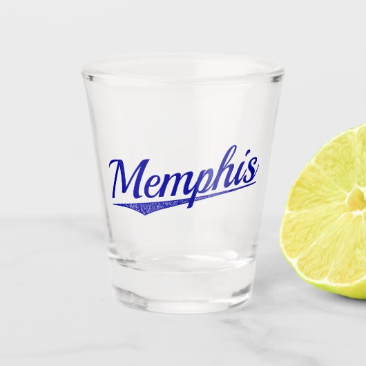 Memphis Schnapsglas (Vorderseite)