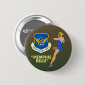 "Memphis-Schönheits-" 8. Luftwaffe Button (Vorne & Hinten)