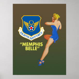 "Memphis-Schönheits-" 8. Luftwaffe Poster
