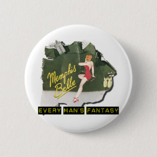 Memphis-Schönheits-Button oben Button