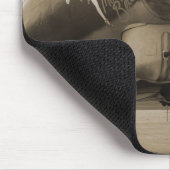 Memphis-SchönheitSepia Mousepad (Ecke)