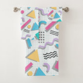 Memphis Shapes Badhandtuch Set (Insitu)