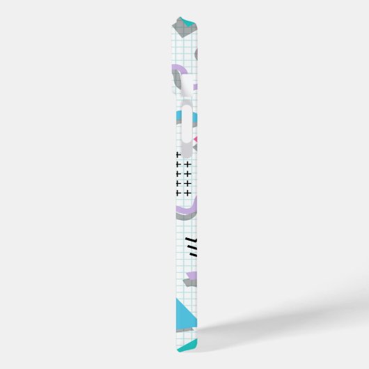 Memphis Shapes Case-Mate iPhone Hülle (Rückseite / Links)