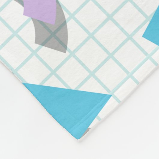 Memphis Shapes Fleecedecke (Ecke)