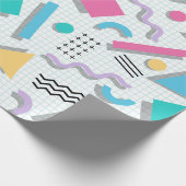 Memphis Shapes Geschenkpapier (Ecke)